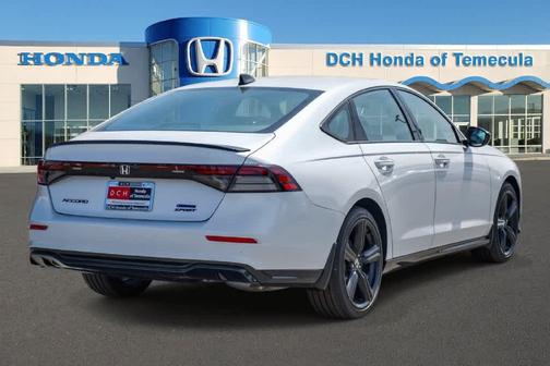 Platinum White Pearl 2026 Honda Accord Hybrid Sport-L