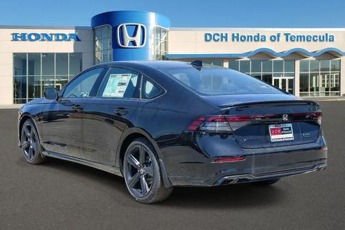 Crystal Black Pearl 2026 Honda Accord Hybrid Sport-L