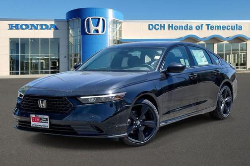 Crystal Black Pearl 2026 Honda Accord Hybrid Sport-L