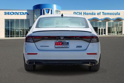 Platinum White Pearl 2026 Honda Accord Hybrid Sport-L