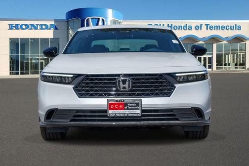 Platinum White Pearl 2026 Honda Accord Hybrid Sport-L