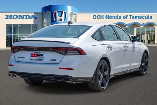 Platinum White Pearl 2026 Honda Accord Hybrid Sport-L
