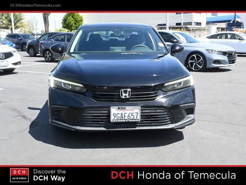 Crystal Black Pearl 2023 Honda Civic LX