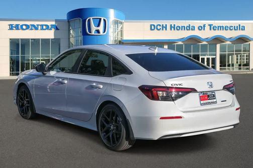 Platinum White Pearl 2026 Honda Civic Hybrid Sport
