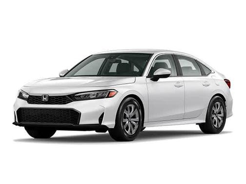 Platinum White Pearl 2026 Honda Civic LX
