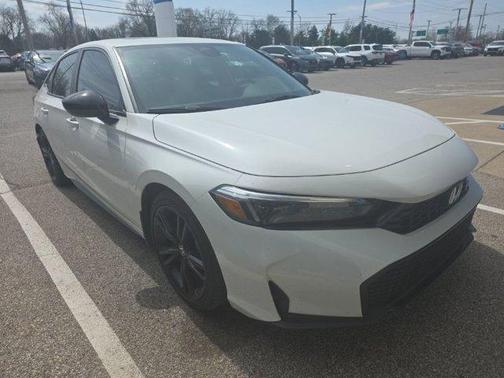 Platinum White Pearl 2026 Honda Civic Si Base