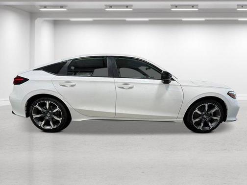 Platinum White Pearl 2026 Honda Civic Hybrid Sport Touring