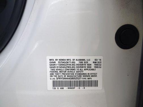 2016 Acura MDX 3.5L