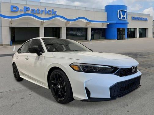 Platinum White Pearl 2026 Honda Civic Sport Sedan