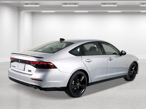 Solar Silver Metallic 2026 Honda Accord Hybrid Sport-L