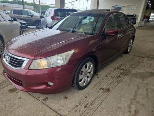 Red 2008 Honda Accord EX-L