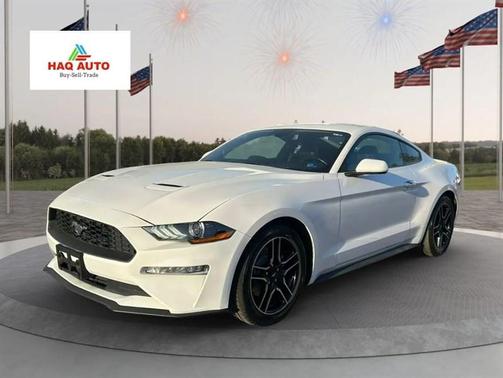 Oxford White 2021 Ford Mustang EcoBoost Premium