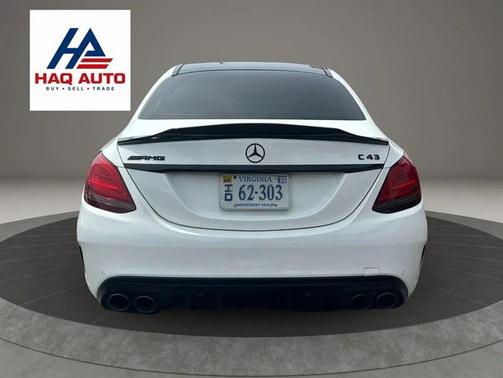 White 2020 Mercedes-Benz AMG C 43 4MATIC