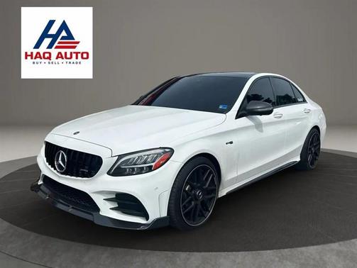 White 2020 Mercedes-Benz AMG C 43 4MATIC