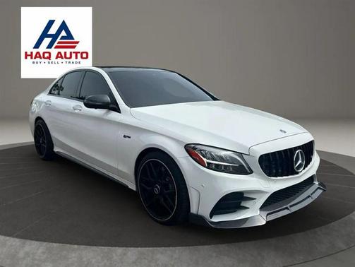 White 2020 Mercedes-Benz AMG C 43 4MATIC