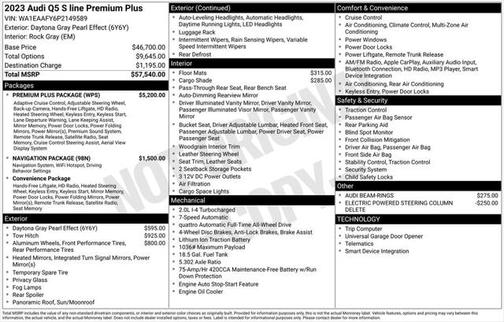 2023 Audi Q5 Premium Plus 45 TFSI S line quattro