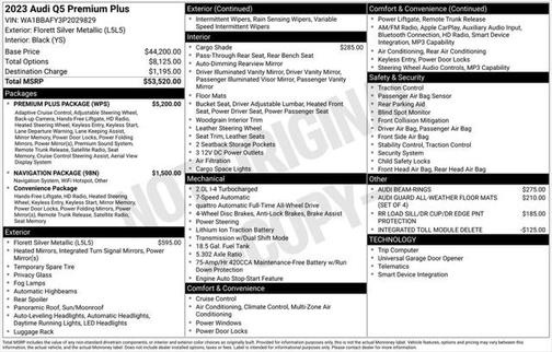 2023 Audi Q5 Premium Plus 40 TFSI quattro S tronic
