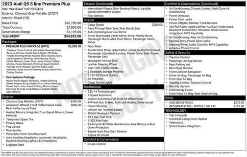 2023 Audi Q5 Premium Plus 45 TFSI S line quattro