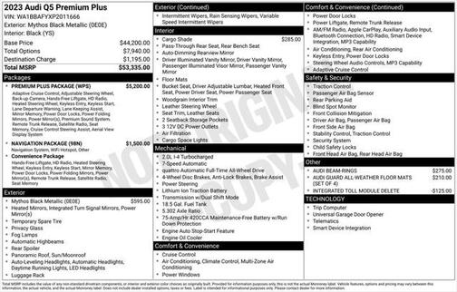 2023 Audi Q5 Premium Plus 40 TFSI quattro S tronic