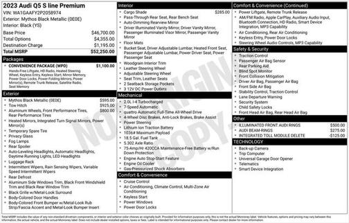 2023 Audi Q5 Premium 45 TFSI S line quattro