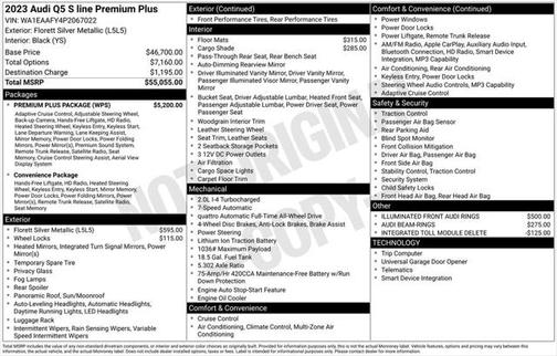 2023 Audi Q5 Premium Plus 45 TFSI S line quattro