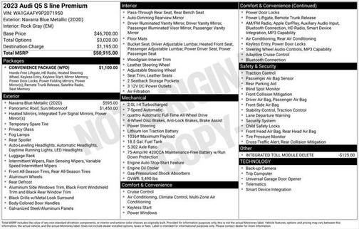 2023 Audi Q5 Premium 45 TFSI S line quattro