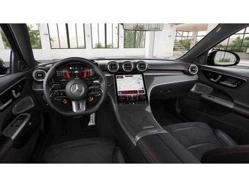 Polar White 2026 Mercedes-Benz AMG C 43 4MATIC