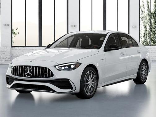 Polar White 2026 Mercedes-Benz AMG C 43 4MATIC