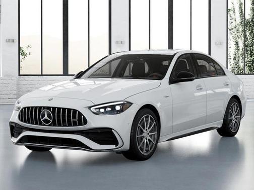 Polar White 2026 Mercedes-Benz AMG C 43 4MATIC
