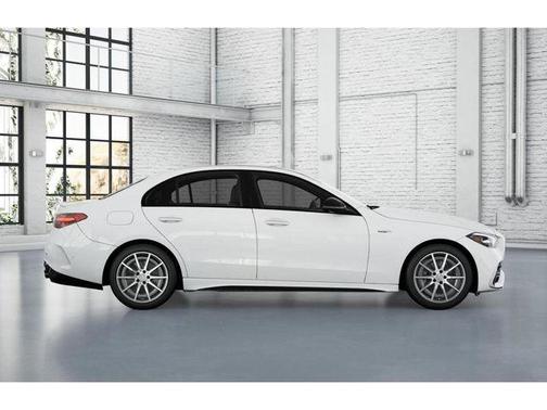 Polar White 2026 Mercedes-Benz AMG C 43 4MATIC