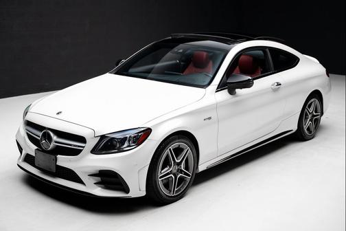 White 2023 Mercedes-Benz AMG C 43 4MATIC