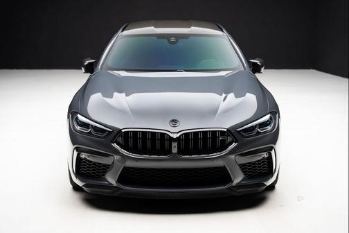 Brands Hatch Grey Metallic 2022 BMW M8 Gran Coupe Competition