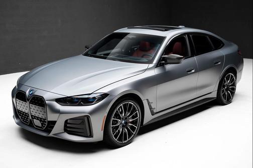 Ind Frozen Pure Grey II Metallic 2023 BMW i4 Gran Coupe M50