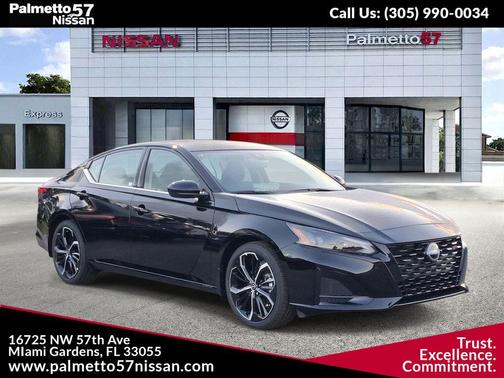 Black 2026 Nissan Altima 2.5 SR