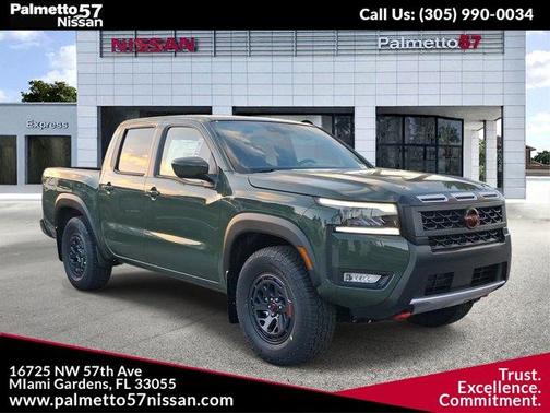 Green 2026 Nissan Frontier PRO-X
