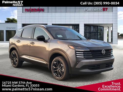 Gun Metallic 2026 Nissan Kicks SR