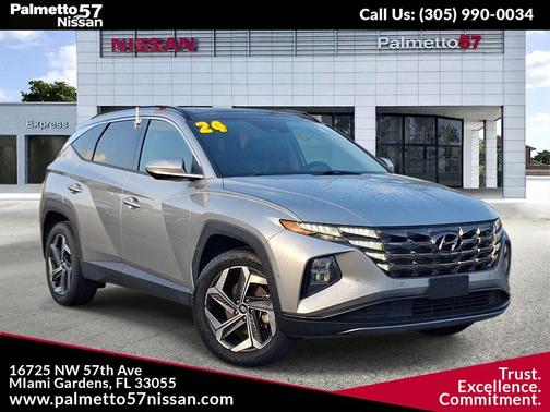 Shimmering Silver 2024 Hyundai TUCSON Limited