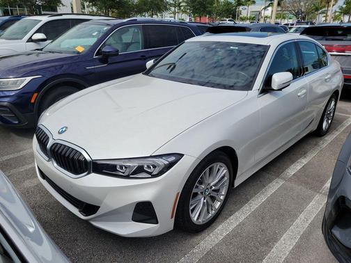 White Metallic 2024 BMW 330 i