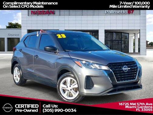 Gun Metallic 2023 Nissan Kicks S