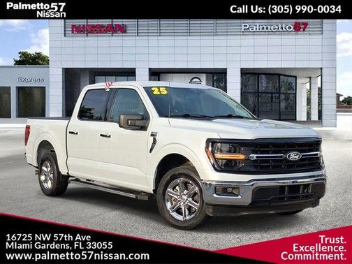 Space White Metallic 2025 Ford F-150 XLT