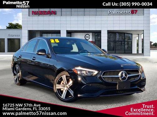 Black 2025 Mercedes-Benz C-Class C 300