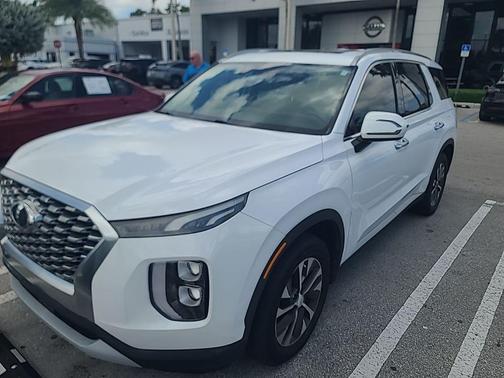Hyper White 2020 Hyundai PALISADE SEL