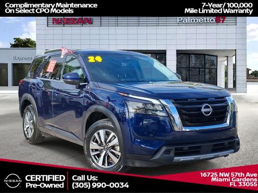 Deep Ocean Blue 2025 Nissan Pathfinder SL