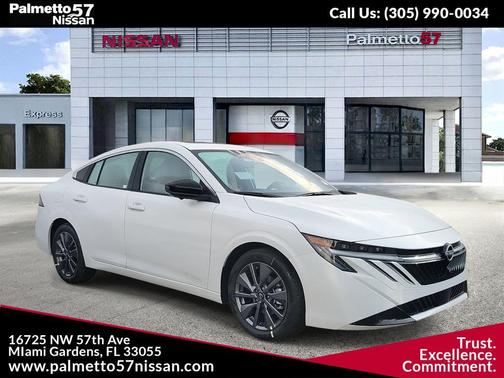 Aspen White 2026 Nissan Sentra SL
