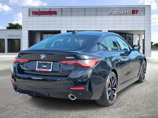 Black Sapphire Metallic 2025 BMW 430 Gran Coupe i xDrive