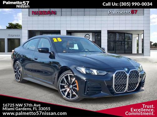 Black Sapphire Metallic 2025 BMW 430 Gran Coupe i xDrive