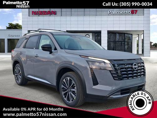 Boulder Gray Metallic 2026 Nissan Pathfinder Platinum