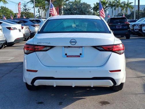 Cloud White 2024 Nissan Sentra S