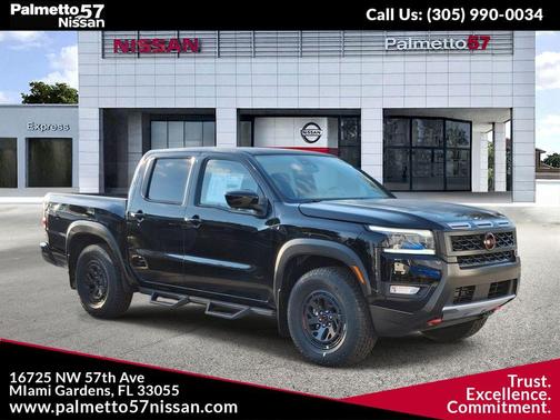 Black 2026 Nissan Frontier PRO-X