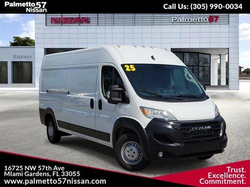 Bright White Clearcoat 2025 RAM ProMaster 2500 High Roof